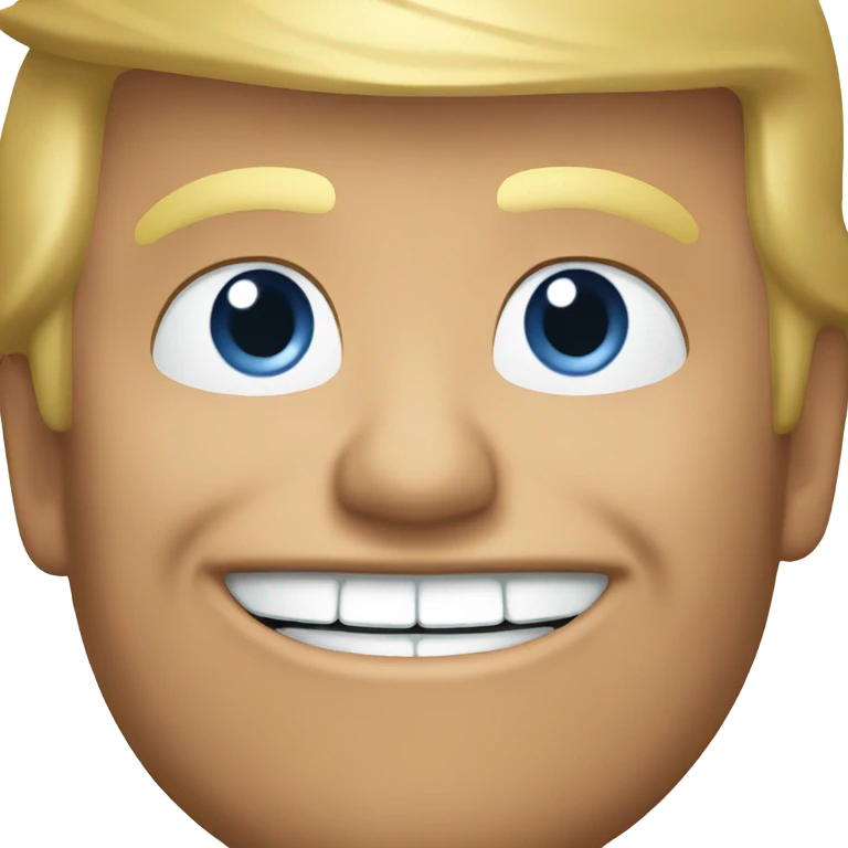 Donald trump smiling emoji