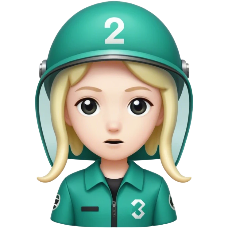 Squid game player 230 inspired emoji emoji