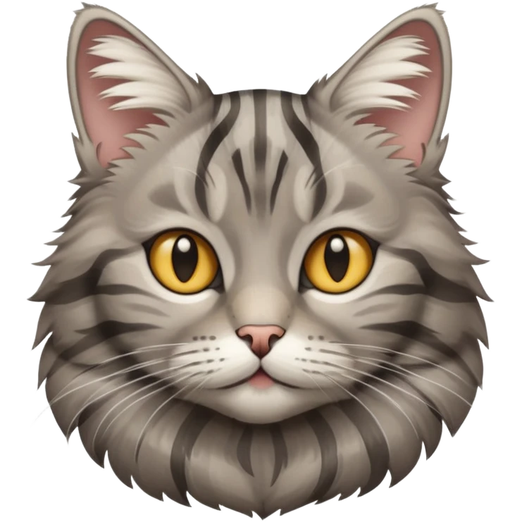 gray tabby cat emoji