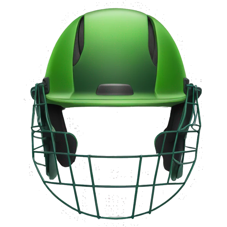 cricket helmet emoji