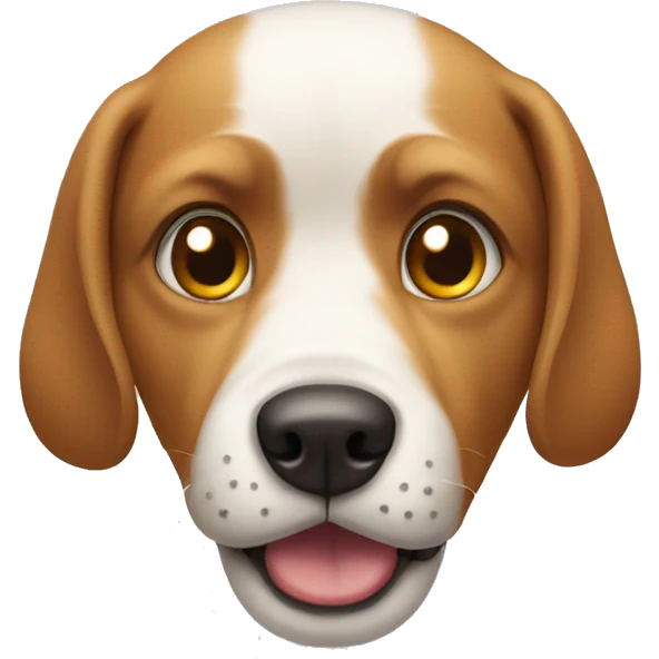 Dog with face like really emoji