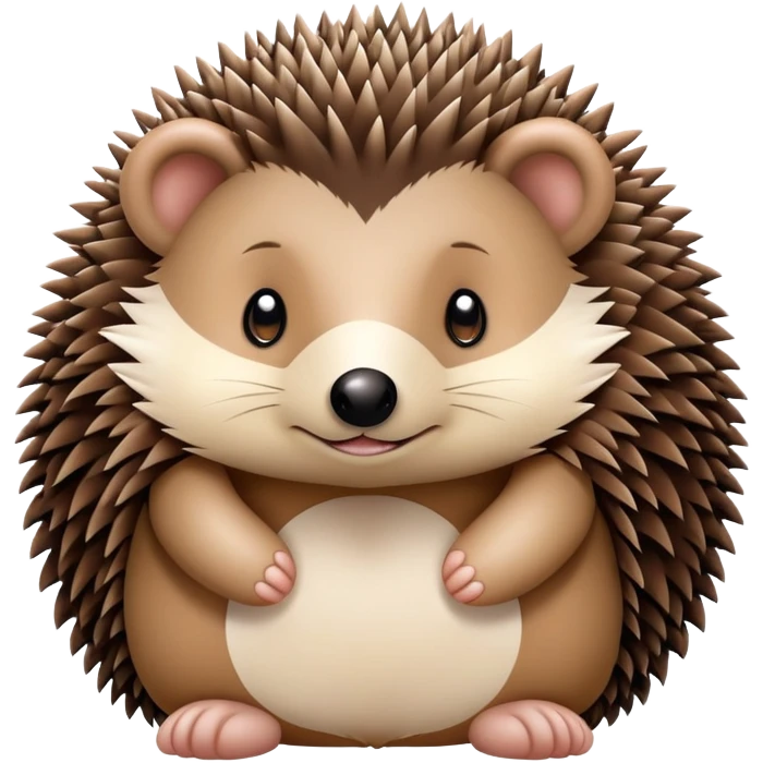 Combine a female teddy bear with a hedgehog emoji