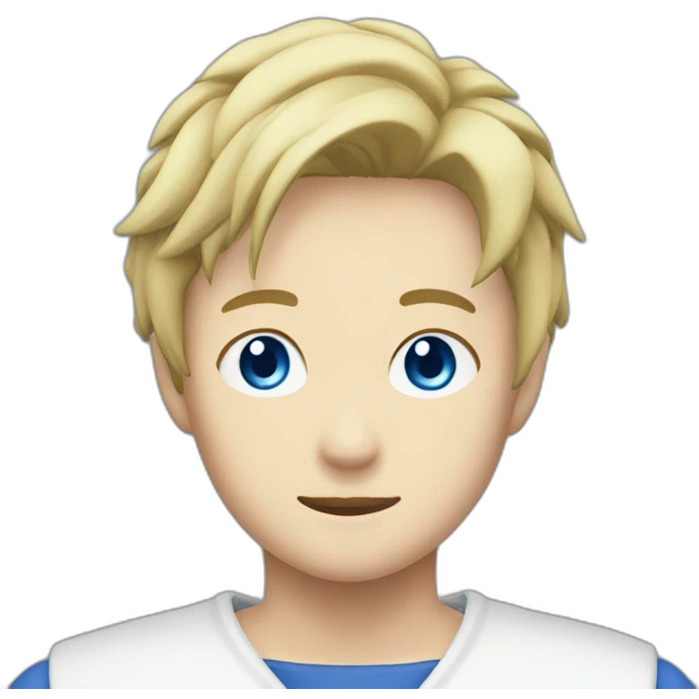 gojo satoru with blue eyes emoji