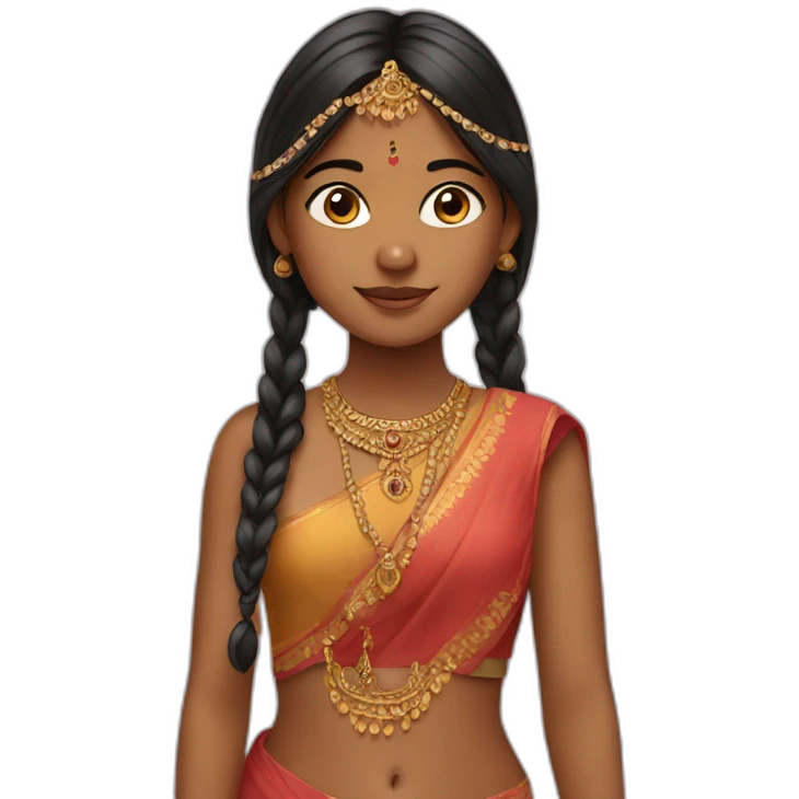 indian girl emoji
