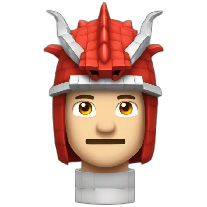 head hat Red dragon Minecraft delegate emoji