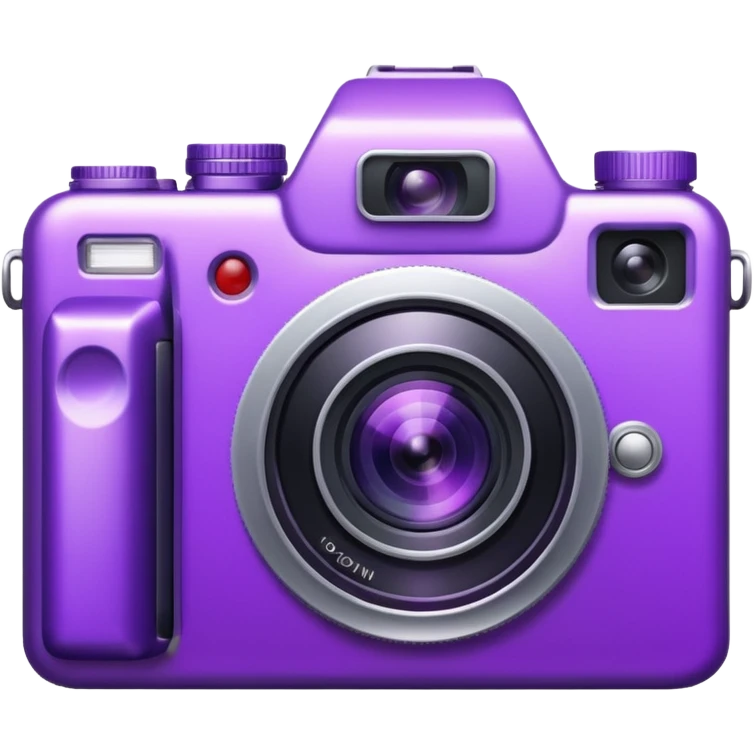 purple câmera emoji
