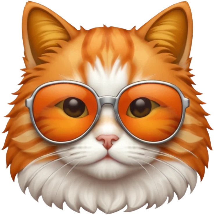 Cat wearing sunglasses emoji