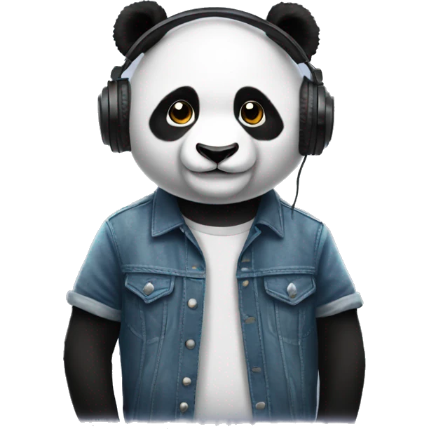 dj panda emoji