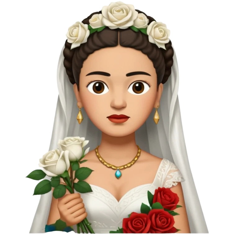 Frida Kahlo wedding emoji