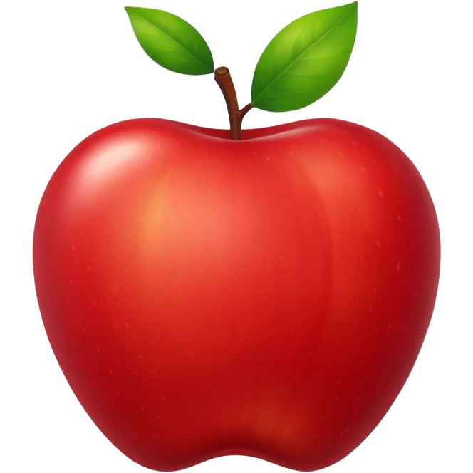 A is for Apple emoji