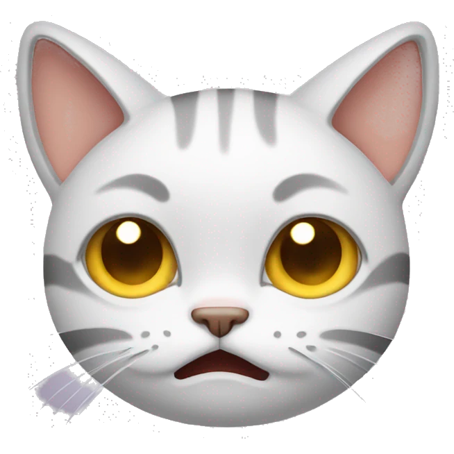 cat crying  emoji