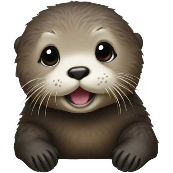 Baby sea otter  emoji