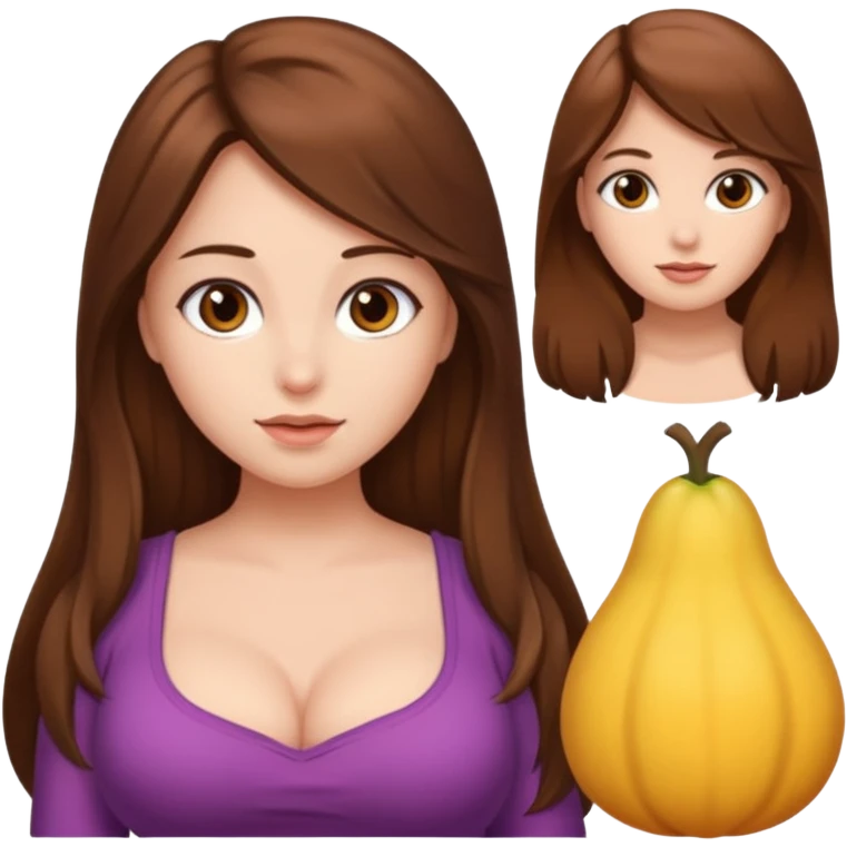 Girl with huge tits emoji