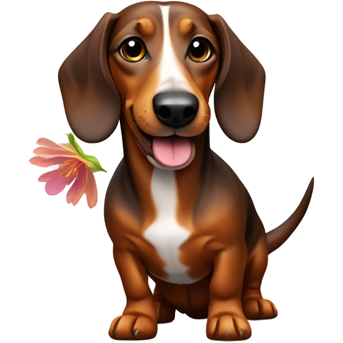 daschnut with flower emoji