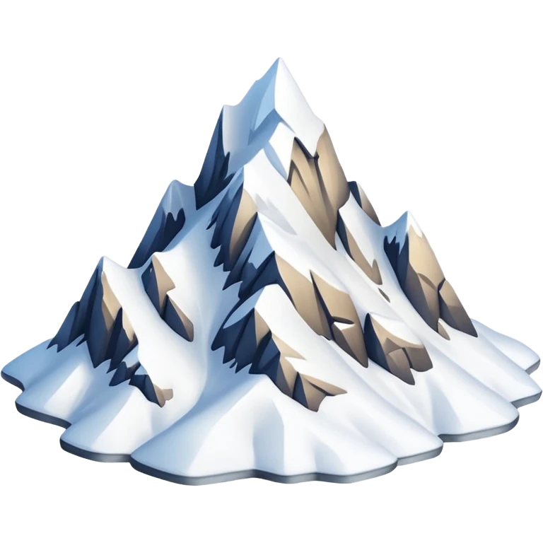 Snow Peak, many snow emoji