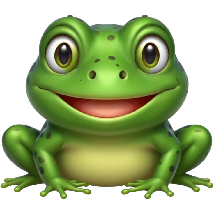 a smiling frog emoji