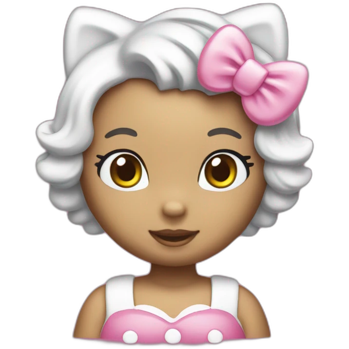 Hello kitty amoureuse emoji