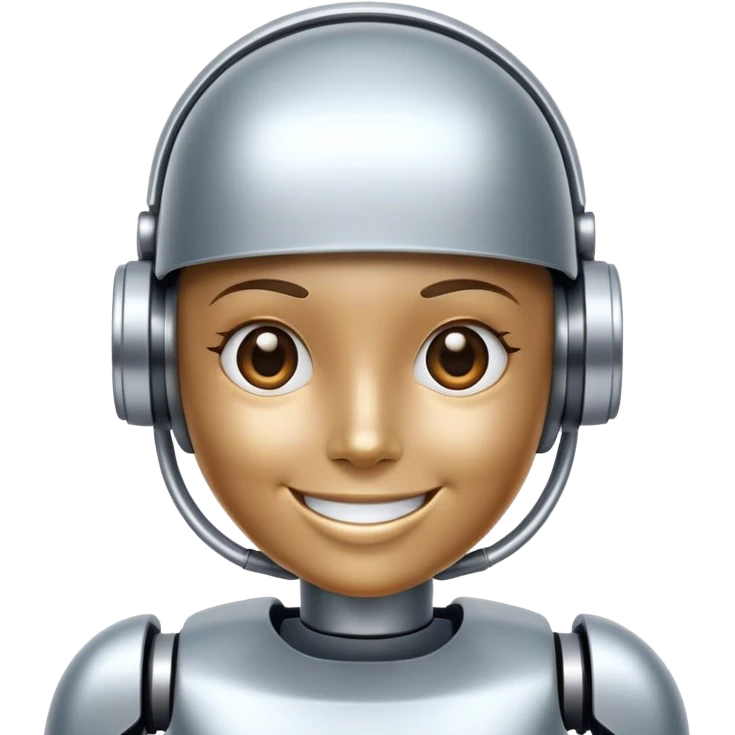 smiling assistant bot  emoji