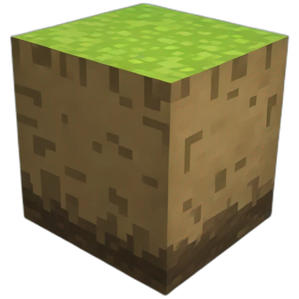 Minecraft dirt block emoji