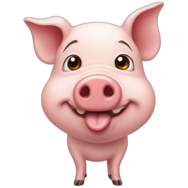 pig with dog head emoji