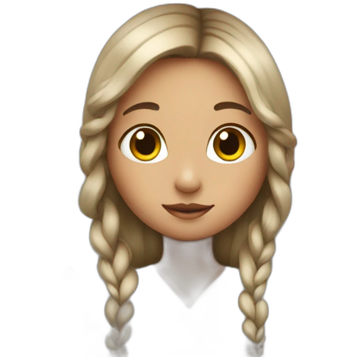 Girl with angel wing emoji