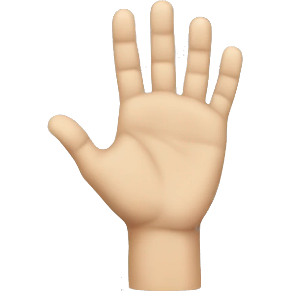 nudge hand emoji