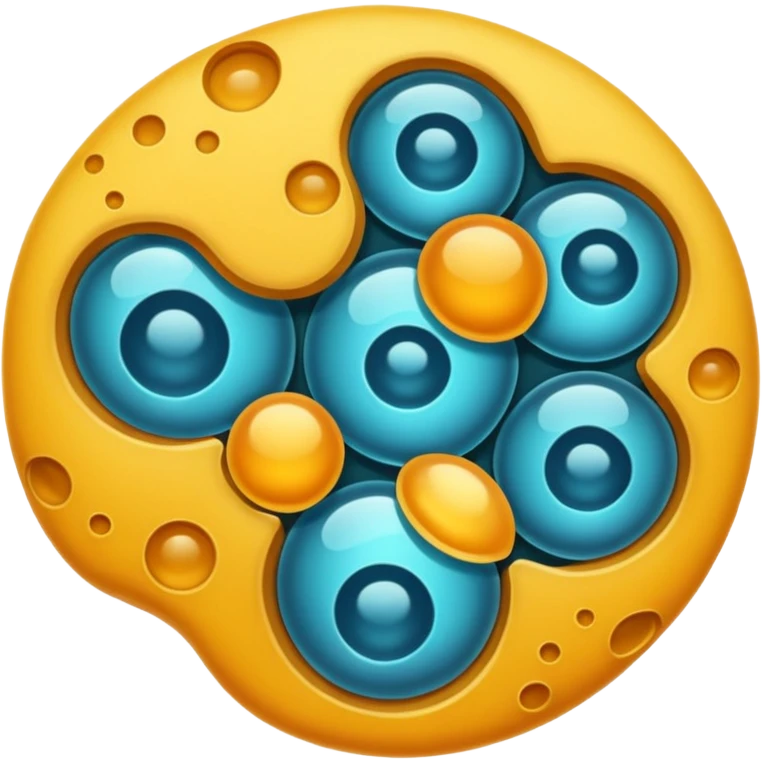 microscopia, células emoji
