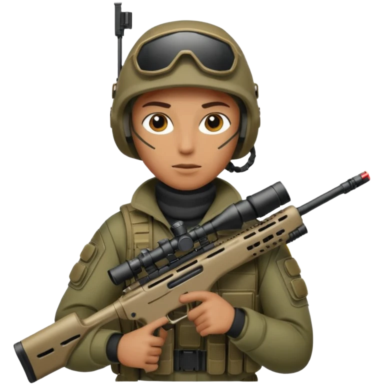 Sniper with laser emoji