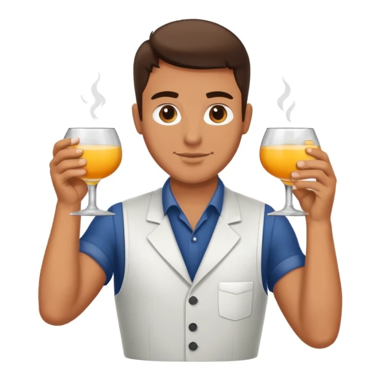 bartender mixing drinks emoji