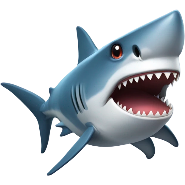 shark with tophat emoji