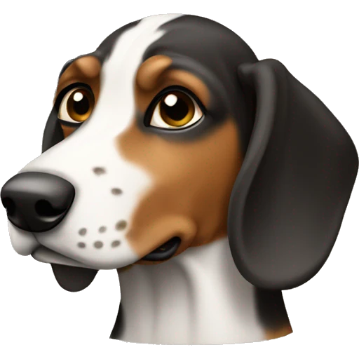 Western dash hound  emoji