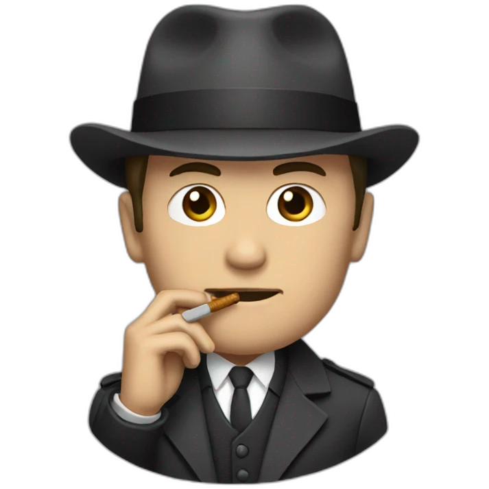 Tomas Shelby smoking emoji