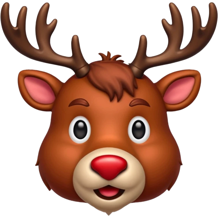 Rudolph The Red Nosed Reindeer emoji
