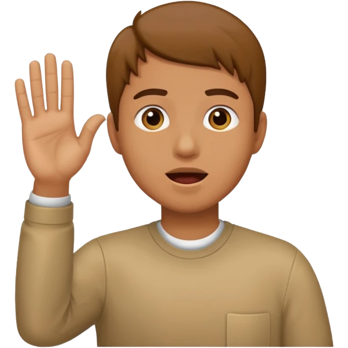 He raised his hand to his mouth and ululated.  emoji