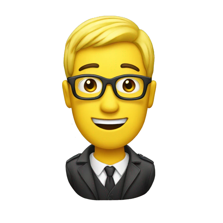 Homme banane emoji