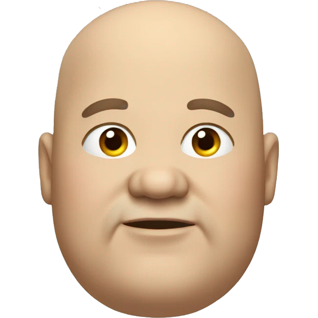 balding fat man  emoji