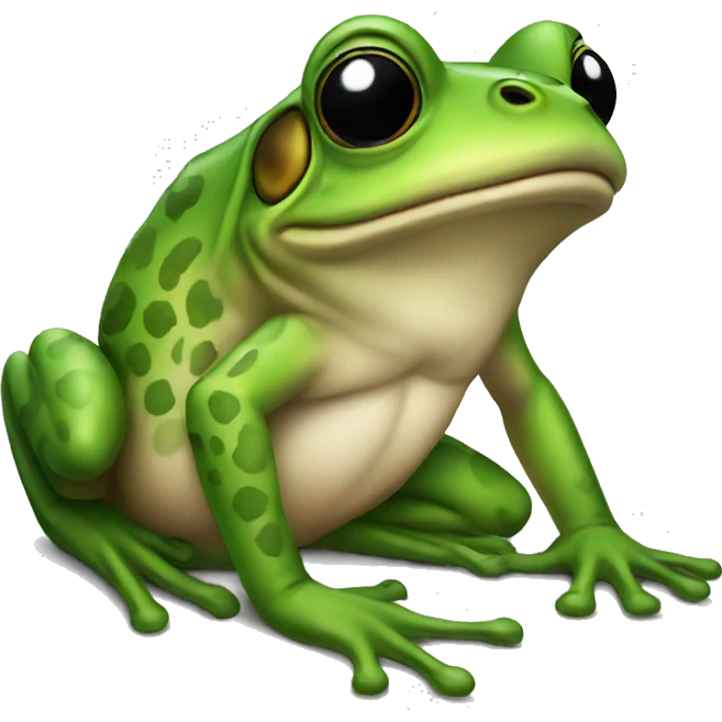 frog with tattoo emoji