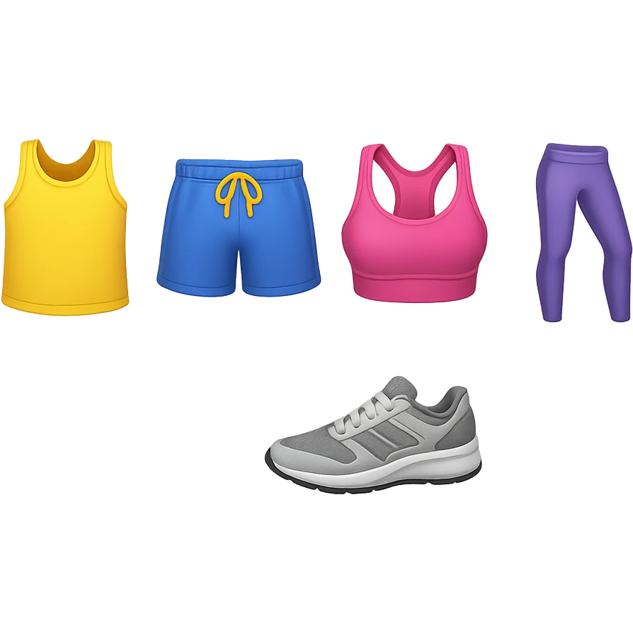 emoji stile iphone di vestiti da palestra emoji