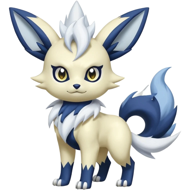 Meowstic-Jolteon-Absol-Fakémon-hybrid-creature (full body)  emoji