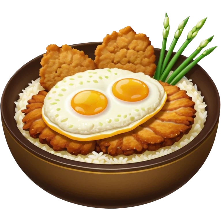 katsudon in a bowl emoji