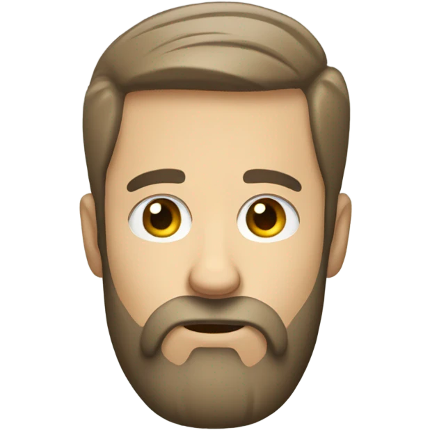 white man, with beard, hand on forehead emoji