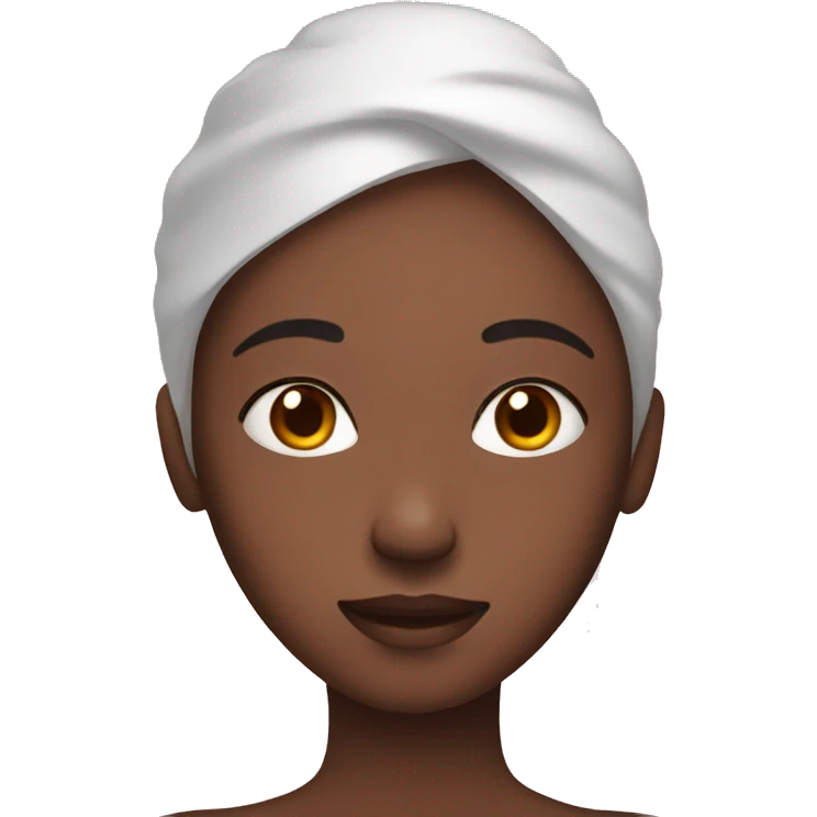 person doing skincare emoji