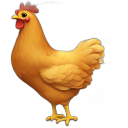 bucket with chicken emoji