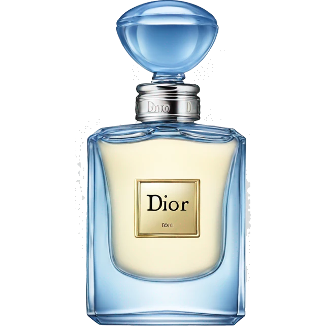 Light blue  Dior perfume  emoji