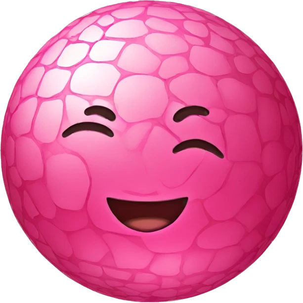 Boule disco rosé  emoji