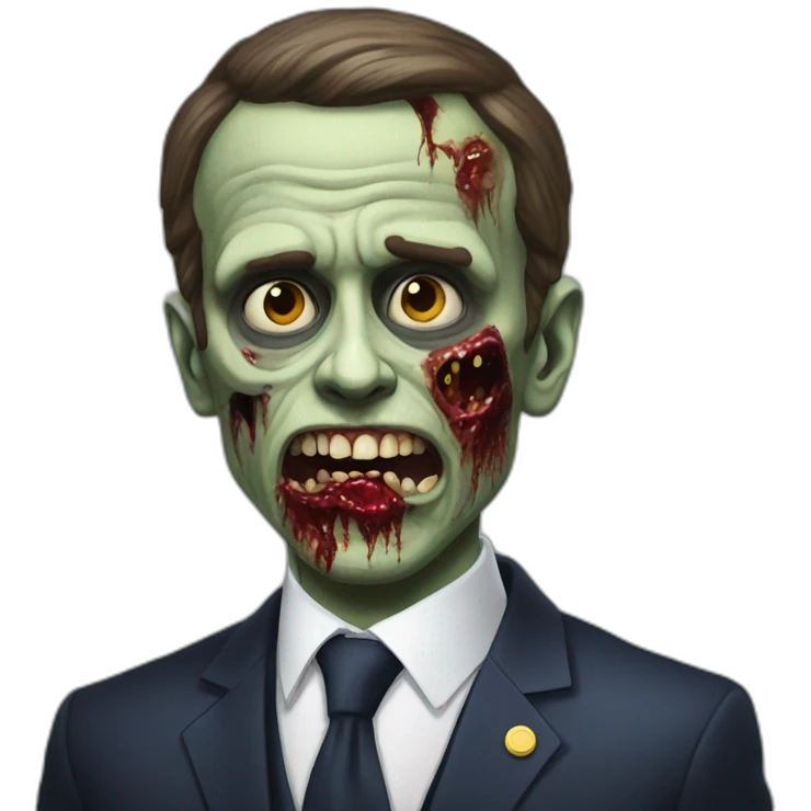 zombie macron emoji