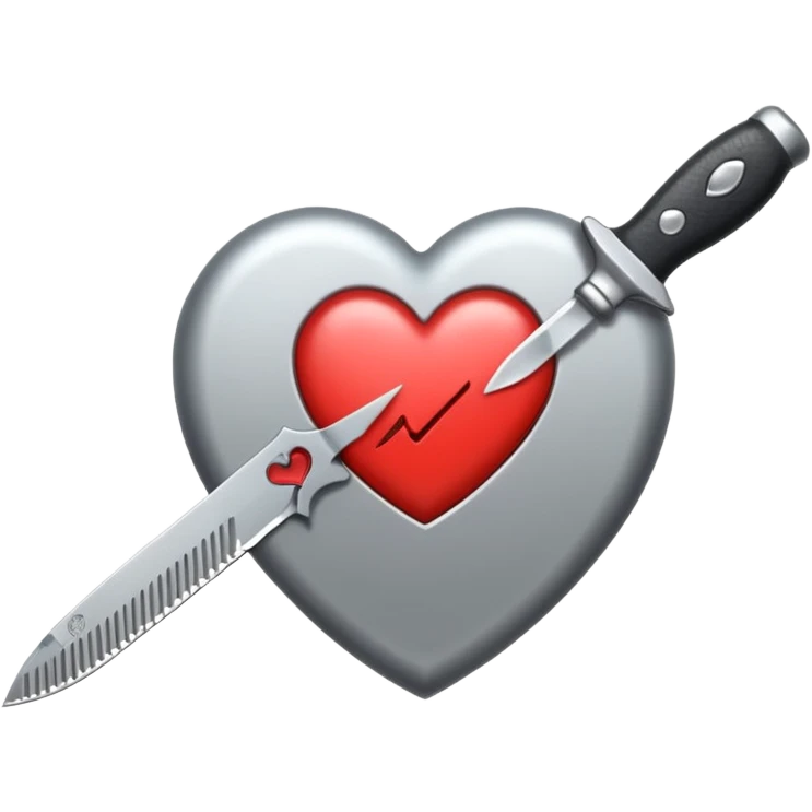 Knife in my heart  emoji