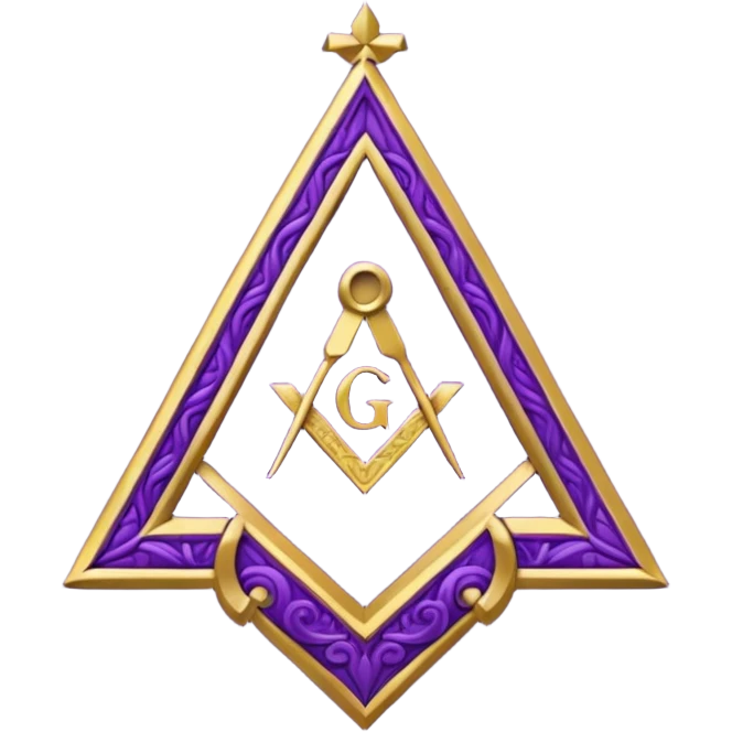 Masons symbol purple  emoji
