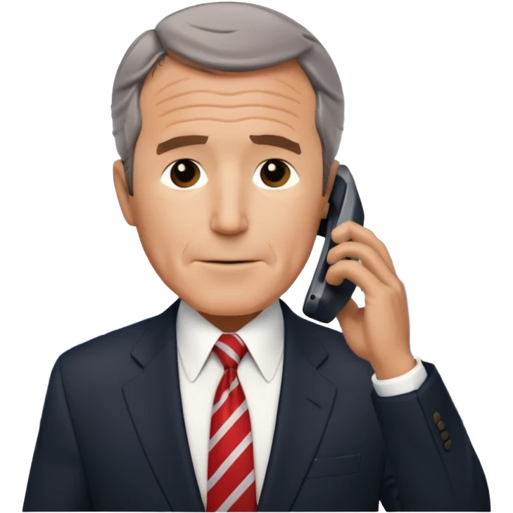  emoji of the world trade center with a plane crashed into it and george bush on a phone in front of them emoji