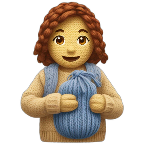 knitting emoji